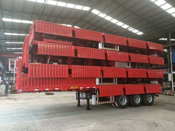 8-13 Meters High And Low Slab Semi-trailer