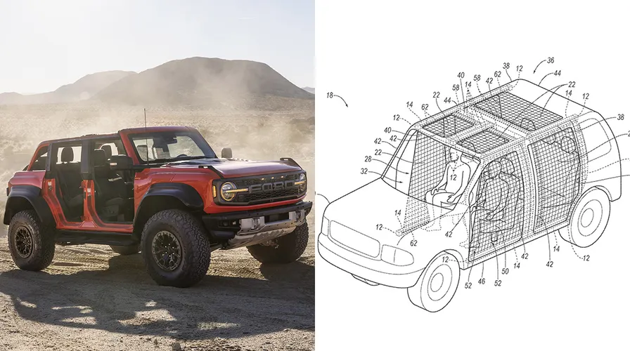 Ford Applies For Expandable Door Screen Patent, Suitable For Next-Gen Off-Roa...