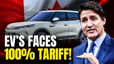 Canada Announces 100% Tariff On Chinese-Made Electric Vehicles